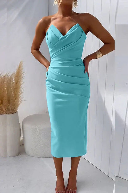 Laura™ Stroppeløs, Elegant Kjole