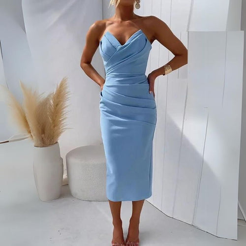 Laura™ Stroppeløs, Elegant Kjole